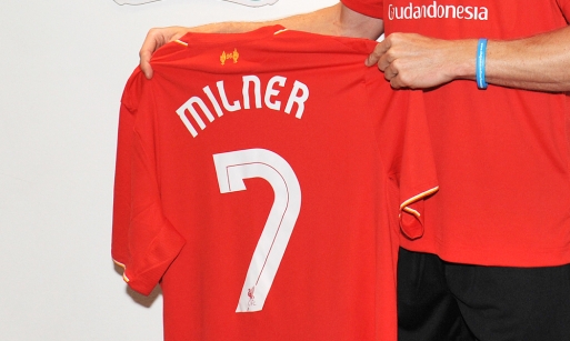 First shots of Milner at LFC