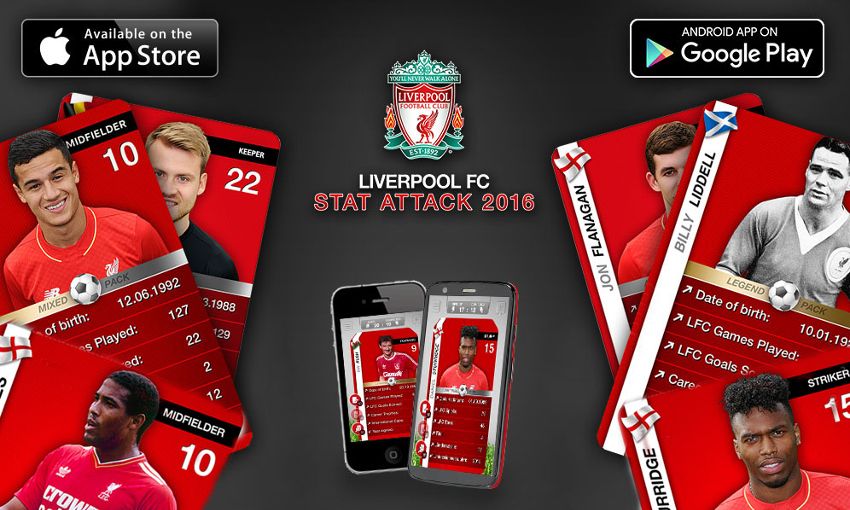 ข่าวลิเวอร์พูล - มีกันหรือยัง!! โหลดแอพ LFC Stat Attack ชุดใหม่ฟรี! ที่กูเกิลเพลย์และแอพสโตร์