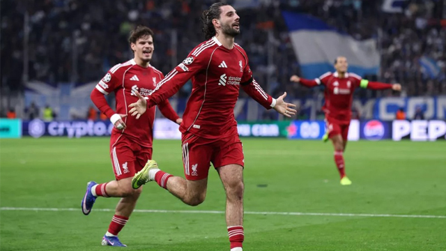 คลิปไฮไลท์ชปล. หงส์บุกอัดมาร์กเซย 3-0