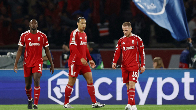 ไฮไลท์ชปล.! หงส์บุกพ่ายเปแอสเช 0-2