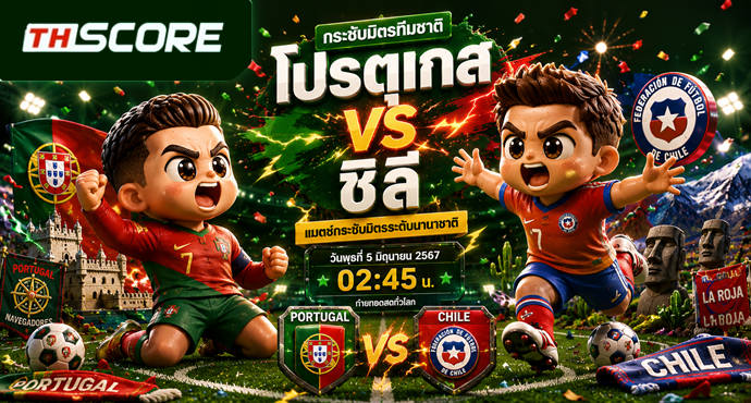 เว็บบอร์ดลิเวอร์พูล : Preview Portugal vs Chile: Analyzing Match Insights via Thscore, Your Ultimate บ้านผลบอล ?
