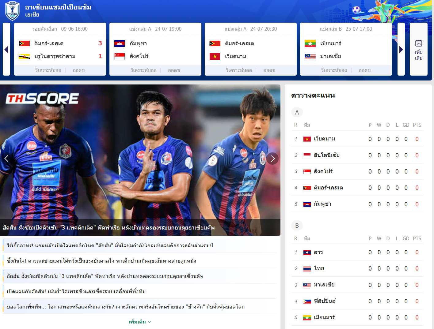 เว็บบอร์ดลิเวอร์พูล : เปิดวาร์ป บ้านผลบอล ยุคใหม่ ล็อคผลบอลสดอาเซียนคัพที่ Thscore ????